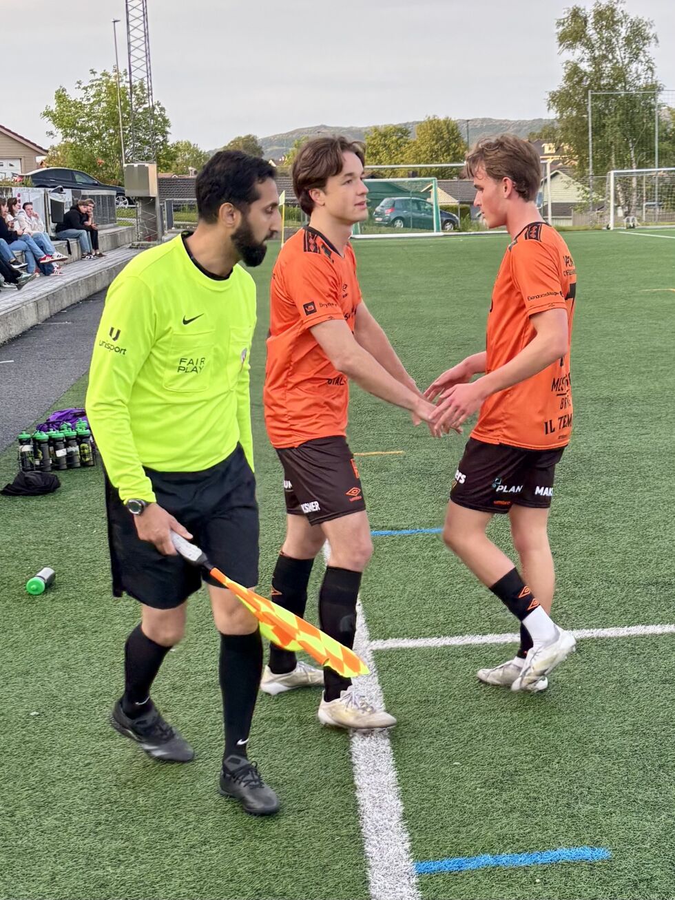 Ola Mæland kom inn det siste kvarteret etter eit langt skadeavbrekk.
 Foto: Gunnar U. Stangeland